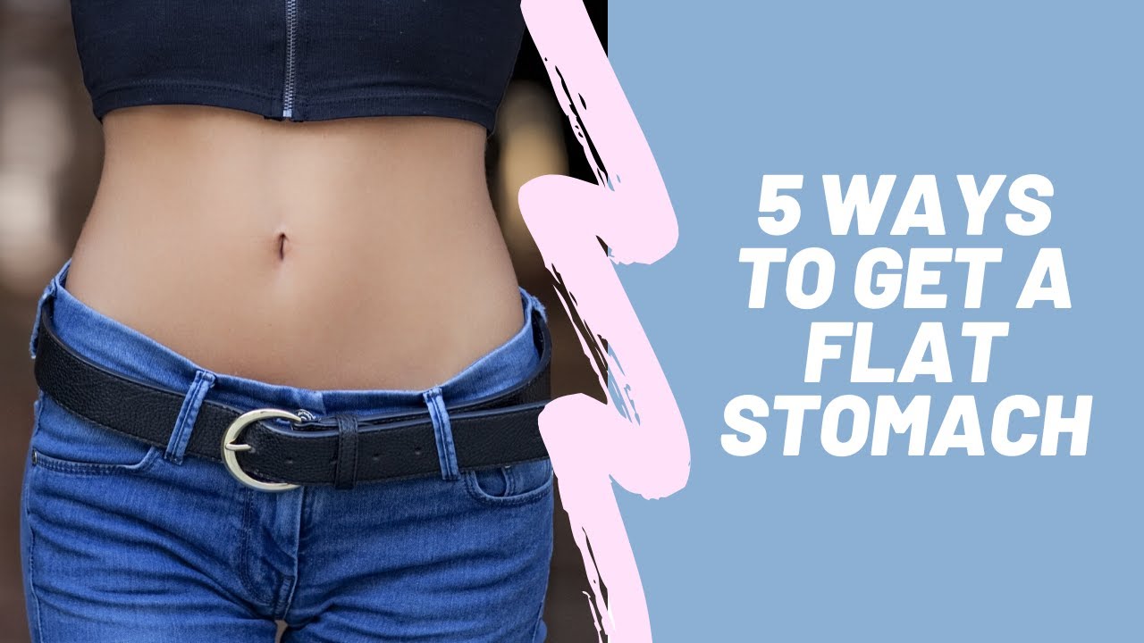 guys how to get a flat stomach